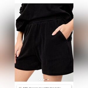 Old Navy Women's Jet Black Athletic Shorts